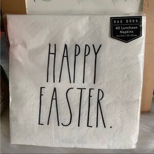 Rae Dunn HAPPY EASTER Luncheon Napkins Set